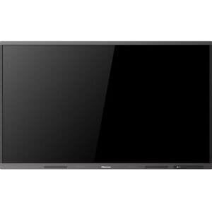 Flat screen television with black frame.