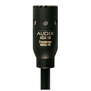 Audix ADX-10 condenser microphone, black.