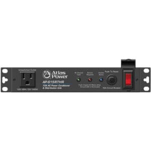 Atlas Power AC power conditioner front panel.