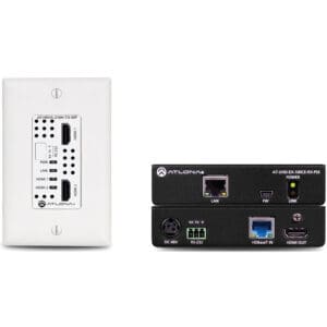 Atlona wall plate and extender unit.