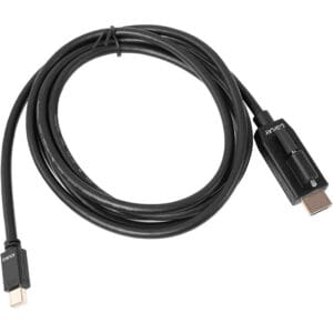 Black HDMI to Mini HDMI cable.