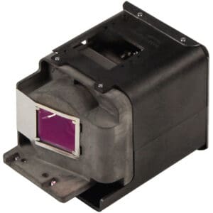 Black electronic device with visible components.