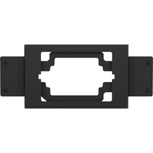 Black metal wall mount bracket.