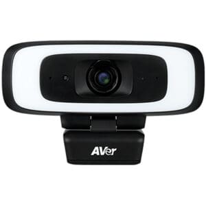 AVer webcam with lens and light ring.