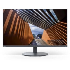 Computer monitor displaying architectural shadow patterns.
