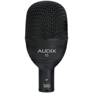Audix f6 microphone, front view.