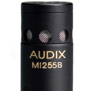 Black Audix M1255B microphone close-up.