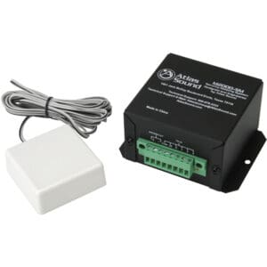 Sound masking module with wired sensor.