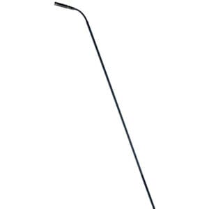 Black flexible inspection camera on white background.