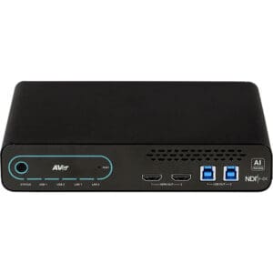 Black video encoder device with multiple ports.