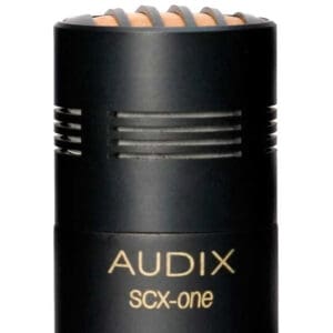 Audix SCX-one black microphone close-up.
