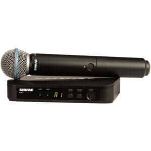 Vocal System w/BLX4 Wireless ReceiverHandheld Transmitter w/BETA 58 Microphone