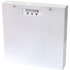 Induction loop driver with labeled controls.