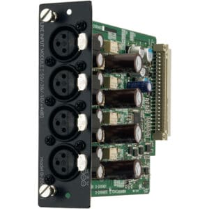 Audio line input module with connectors.