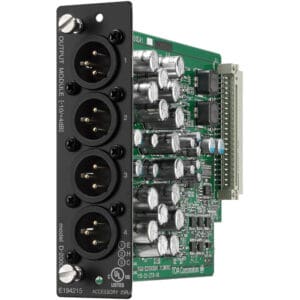 Audio output module circuit board.
