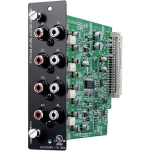 Audio input module circuit board.