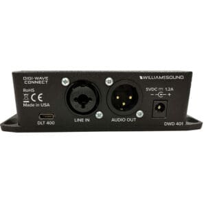 Audio interface with line and audio out.