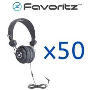 Favoritz headphones quantity fifty display image.