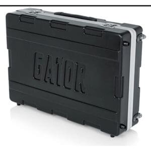 Black Gator hard case with handle.