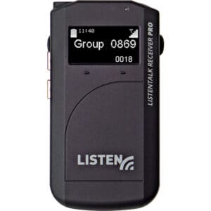 ListenTalk receiver device with digital display.