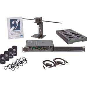 Assistive listening device system components and accessories.