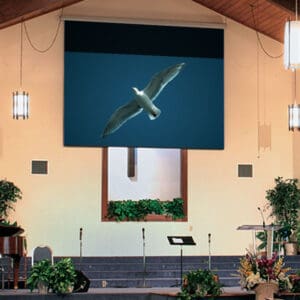 Targa, 94", 16:10, Contrast Grey XH800E, 110 V, with Quiet Motor & LVC-IV Low Voltage Controller