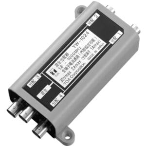 Gray electronic device with multiple connectors.