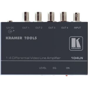 1:4 Composite Video Differential Line Amplifier