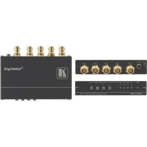 Video switcher device with multiple inputs.