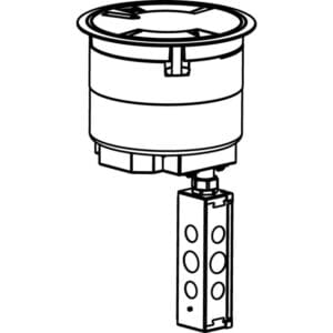 8IN PREWIRED PT ASSY W SURFACE CVR