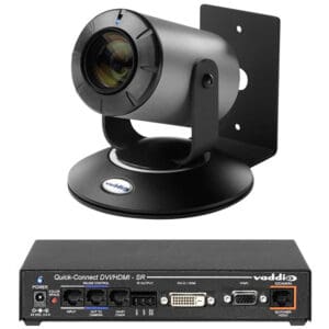 Camera with Quick-Connect interface equipment.