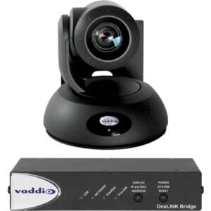 Vaddio camera and OneLINK Bridge system.