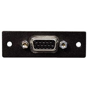 1P, BLACK, SVGA HD-15 PIN F/F