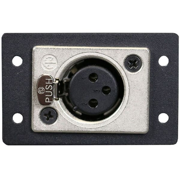 NEUTRIK XLR 3-PIN, FEMALE TO SOLDER CUPS