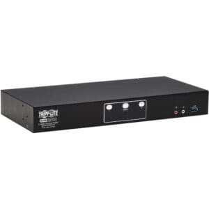 Tripp Lite KVM switch with controls.