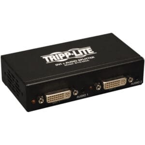 DVI audio splitter with two ports.