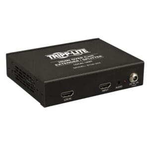 HDMI extender splitter with various ports.