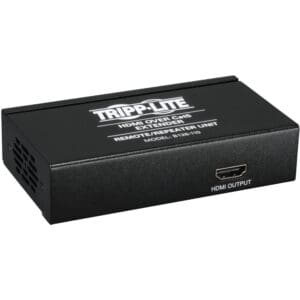 Tripp Lite HDMI extender device, black.
