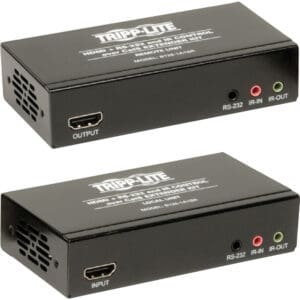 Tripp Lite HDMI over Cat5 extender kit.