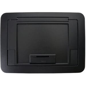 EVO FLR BX FLUSH CVR SOLID BK