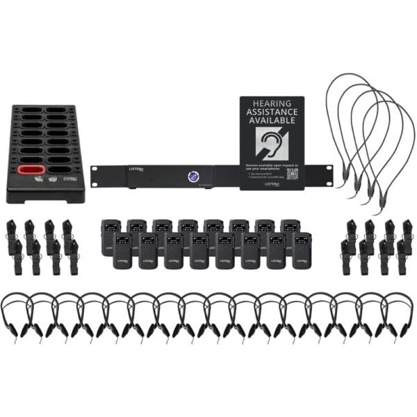 2 Channel Wi-Fi System with 16 receivers (Dante)