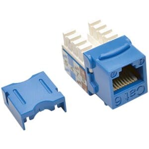 BLU WLLPLT JACK,CAT6/5E 568A/B