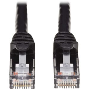 25ft Augmented Cat6 UTP Snagless Patch Cable Black 25ft