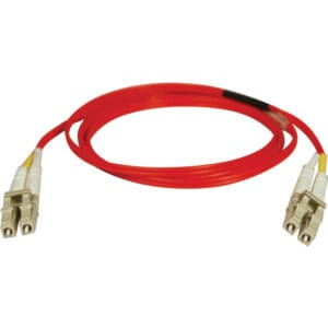 3M Duplex Multimode Fiber 62.5/125 Patch Cable LC/LC 10ft Red