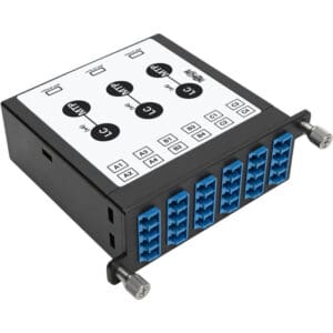 40/100Gb Singlemode Fiber Breakout Cassette, 40Gb to 4 x 10Gb