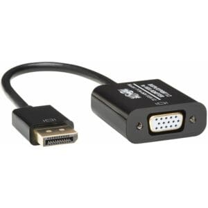 DisplayPort to VGA adapter cable.