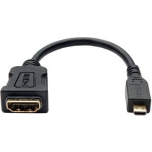Micro HDMI to HDMI adapter cable.