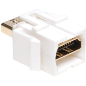 Keystone Snap-In Wallplate Coupler Gold HDMI Female / Female