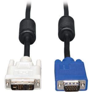 DVI Cable, DVI Male to HD15M - 6 ft.