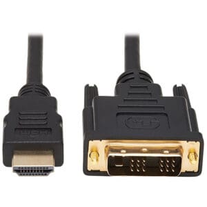 HDMI to DVI Adapter Cable (HDMI to DVI-D M/M), 6 ft. (1.8 m)